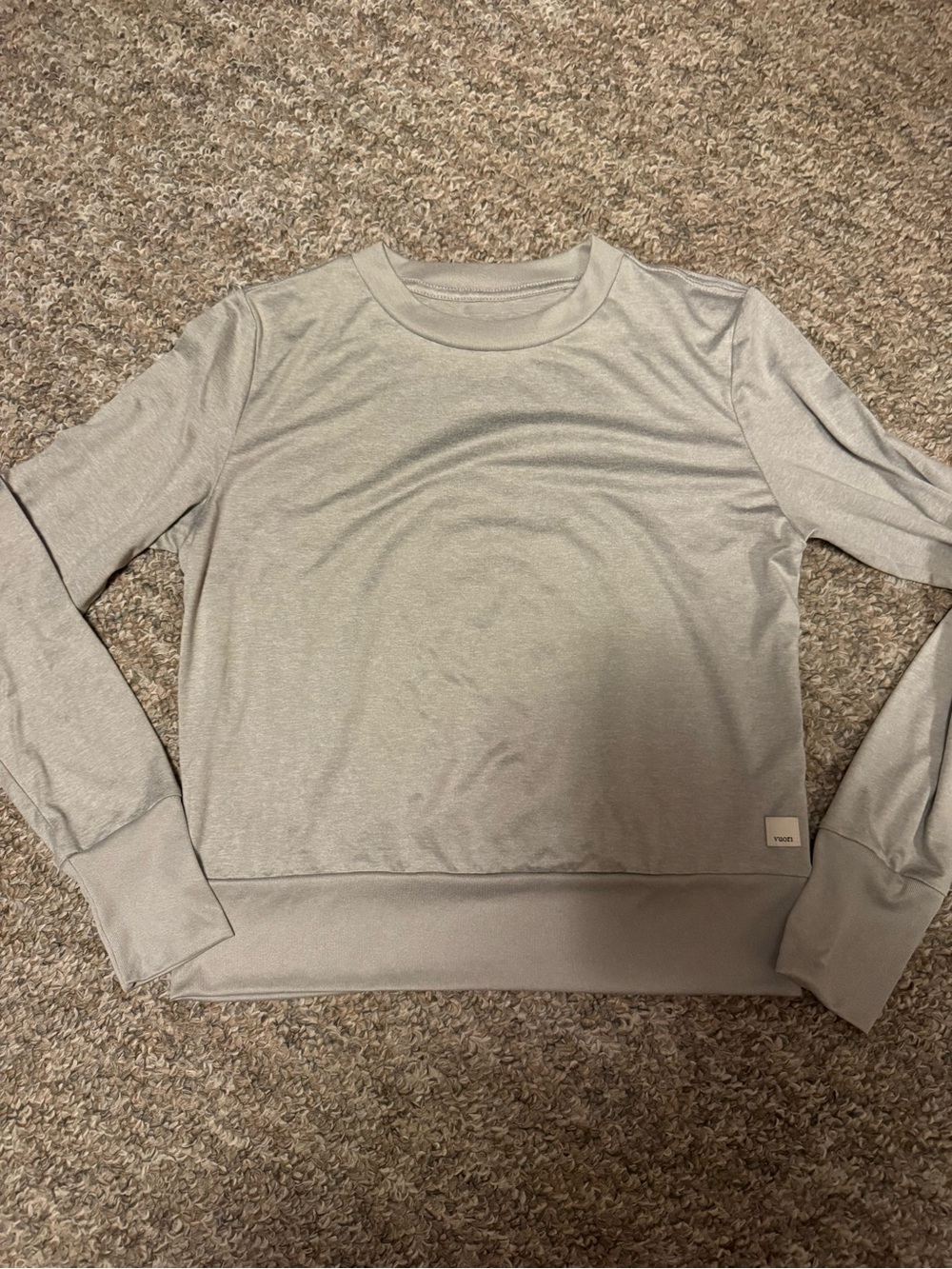 Vuori Women’s Daydream crew - light heather grey